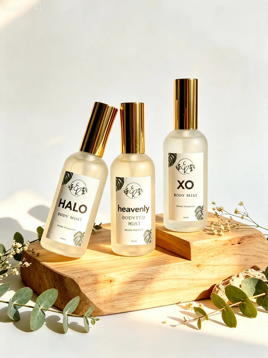 Scented Body & Hair Mist – Halo, Heavenly & XO