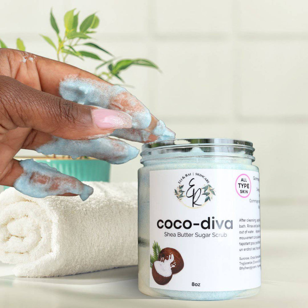 
                  
                    Coco-Diva, Coconut and Vanilla Sugar Scrub - Eli & Rai
                  
                